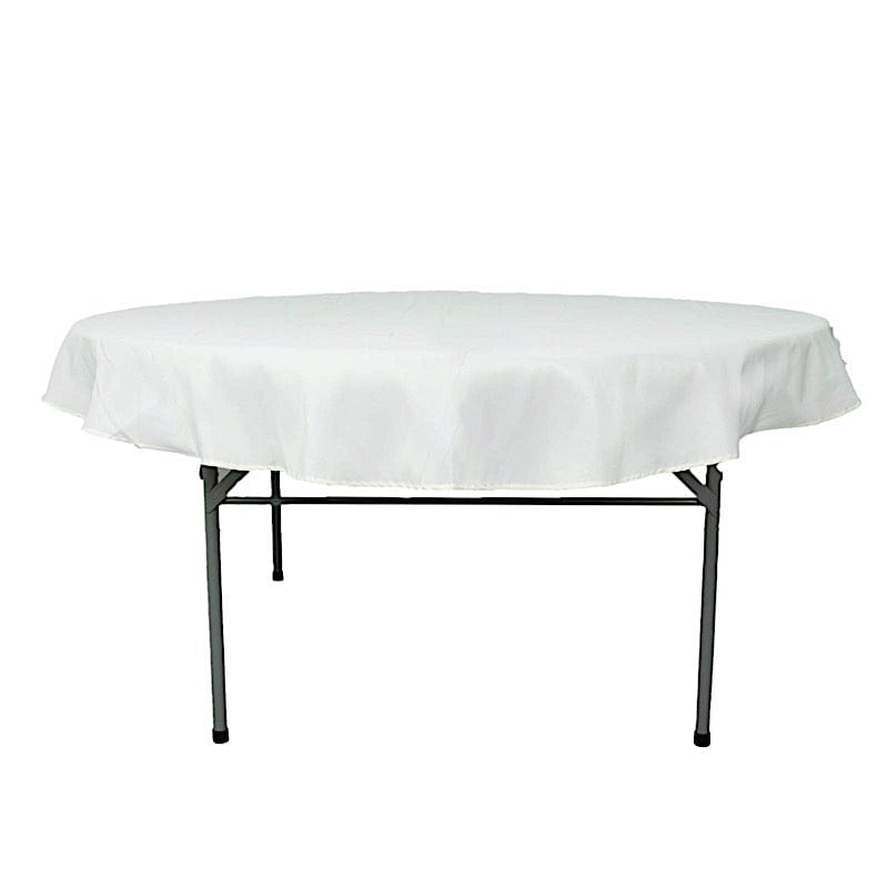 70" Premium Polyester Round Tablecloth Wedding Party Table Linens