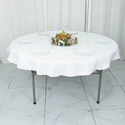 70" Premium Polyester Round Tablecloth Wedding Party Table Linens