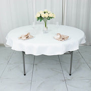 70" Premium Polyester Round Tablecloth Wedding Party Table Linens