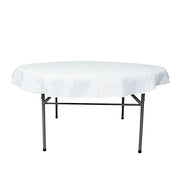 70" Premium Polyester Round Tablecloth Wedding Party Table Linens TAB_70_WHT_PRM