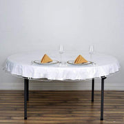 70" Vinyl Plastic Tablecloth Protector Table Cover - Clear TAB_VIN06_70_CLR