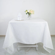70" x 70" Cotton Square Tablecloth Wedding Linen