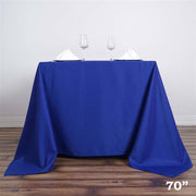 70" x 70" Polyester Square Tablecloth