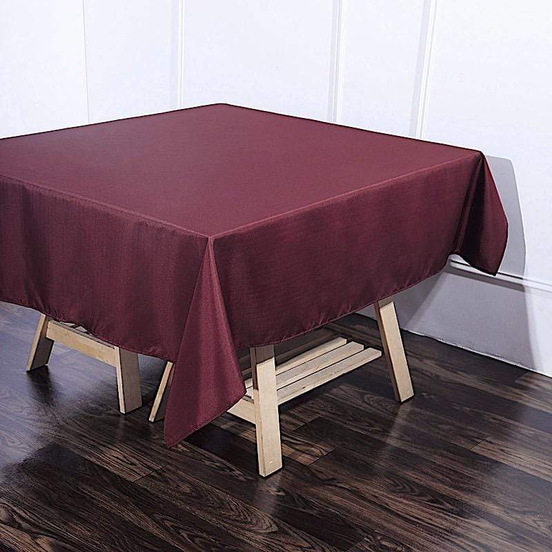 70" x 70" Polyester Square Tablecloth