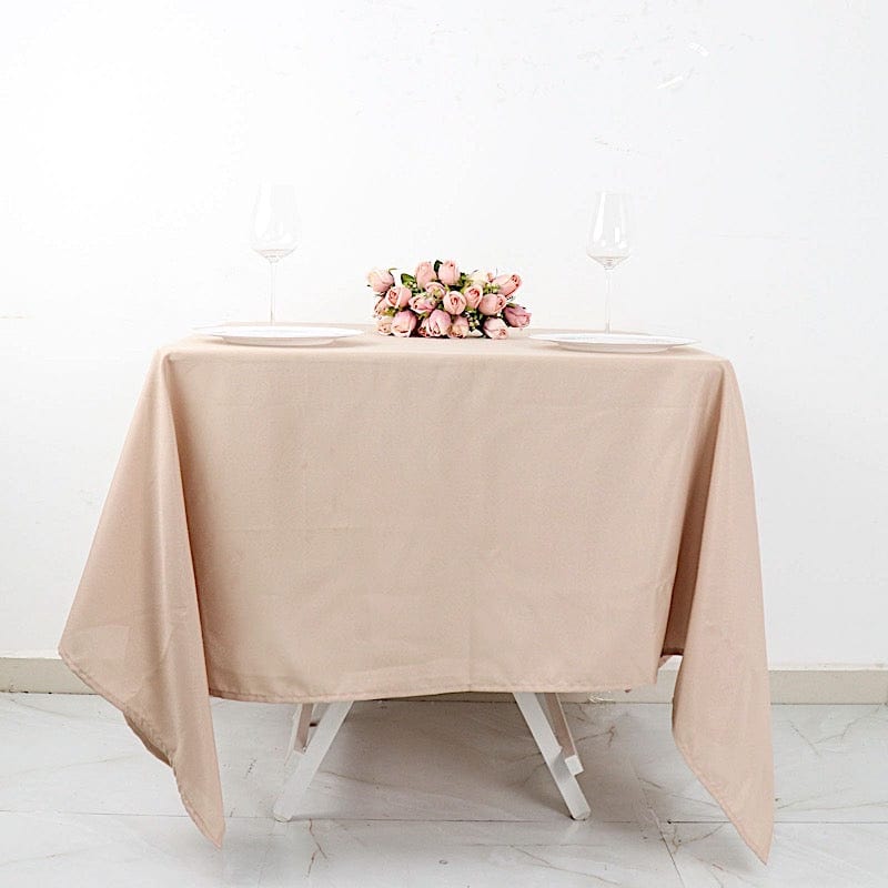70" x 70" Polyester Square Tablecloth