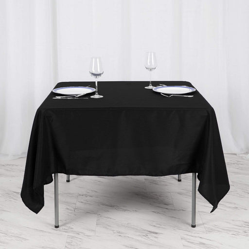 70" x 70" Polyester Square Tablecloth TAB_SQUR_70_BLK