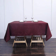 70" x 70" Polyester Square Tablecloth TAB_SQUR_70_BURG_POLY