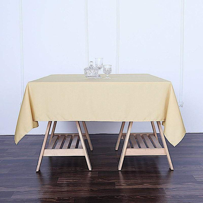 70" x 70" Polyester Square Tablecloth TAB_SQUR_70_CHMP_POLY