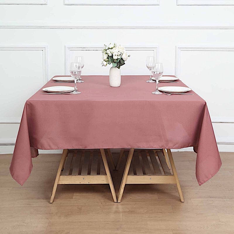 70" x 70" Polyester Square Tablecloth TAB_SQUR_70_CRS_POLY