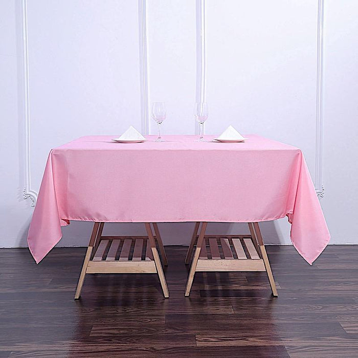 70" x 70" Polyester Square Tablecloth TAB_SQUR_70_PINK_POLY