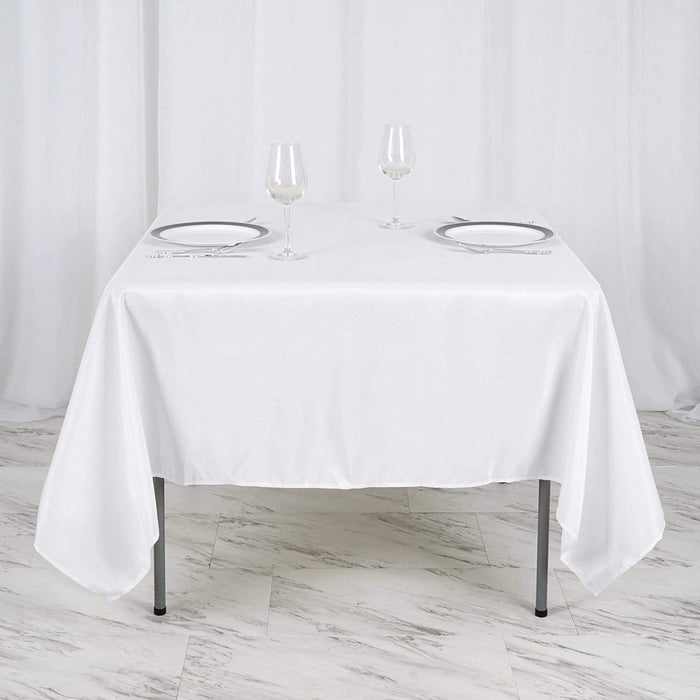 70" x 70" Polyester Square Tablecloth TAB_SQUR_70_WHT