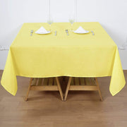 70" x 70" Polyester Square Tablecloth TAB_SQUR_70_YEL_POLY