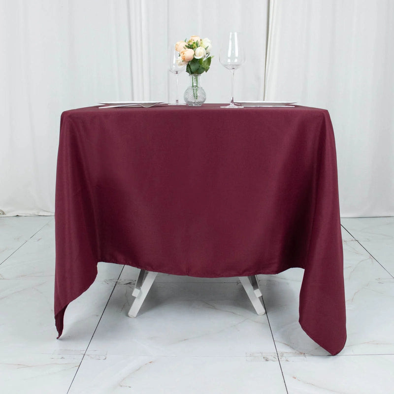 70" x 70" Premium Polyester Square Tablecloth