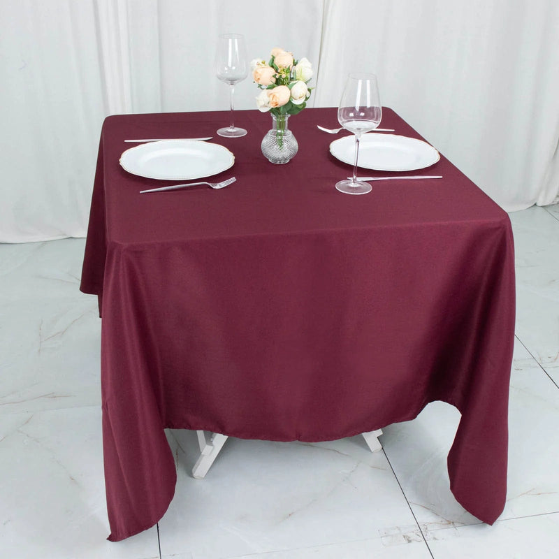 70" x 70" Premium Polyester Square Tablecloth