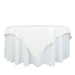 70" x 70" Premium Polyester Square Tablecloth TAB_SQUR_70_IVR_PRM