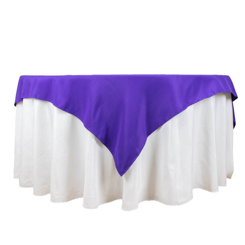 70" x 70" Premium Polyester Square Tablecloth TAB_SQUR_70_PURP_PRM