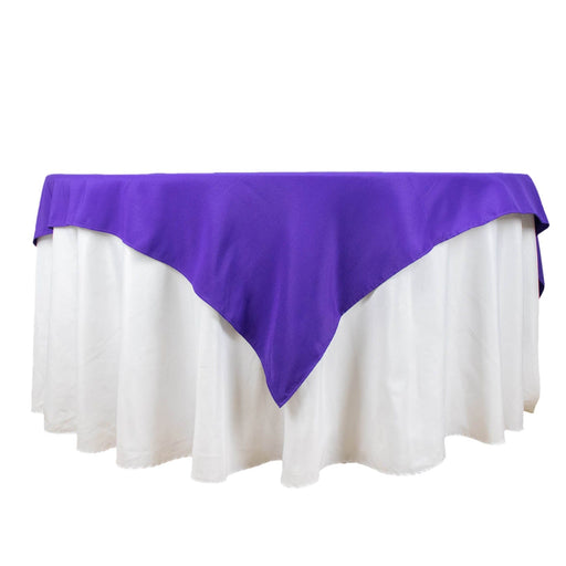70" x 70" Premium Polyester Square Tablecloth TAB_SQUR_70_PURP_PRM