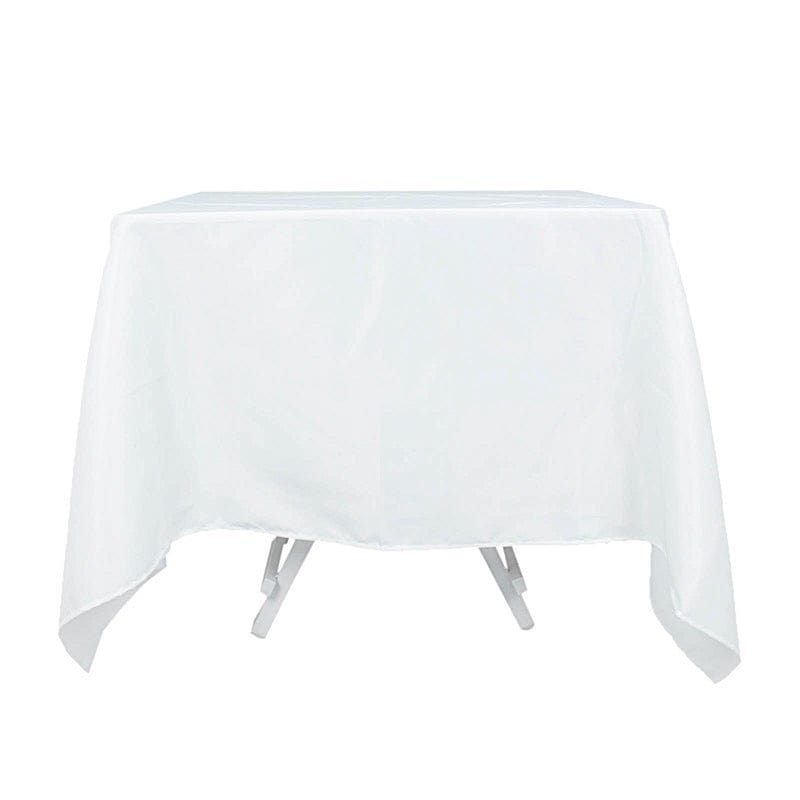 70" x 70" Premium Polyester Square Tablecloth TAB_SQUR_70_WHT_PRM