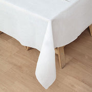 70" x 70" Square Disposable Airlaid Paper Tablecloth - White TAB_DSP_001_7070_WHT