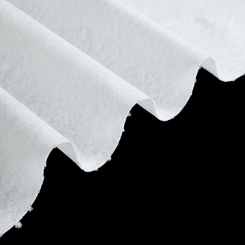 70" x 70" Square Disposable Airlaid Paper Tablecloth - White TAB_DSP_001_7070_WHT