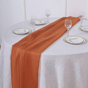 72" Premium Chiffon Extra Long Table Top Runner