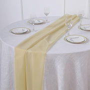 72" Premium Chiffon Extra Long Table Top Runner