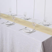 72" Premium Chiffon Extra Long Table Top Runner