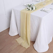 72" Premium Chiffon Extra Long Table Top Runner