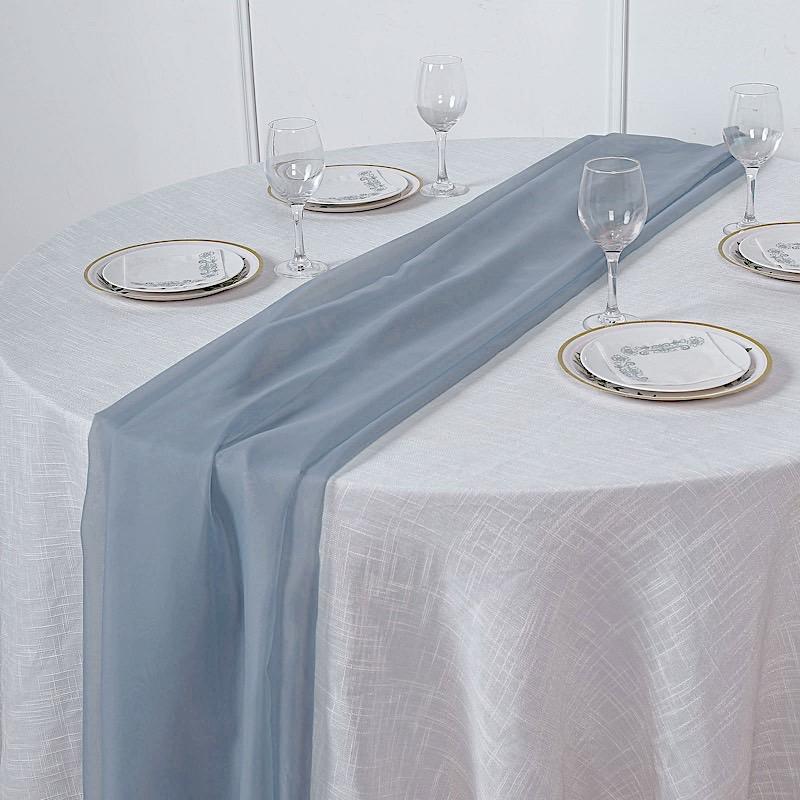72" Premium Chiffon Extra Long Table Top Runner