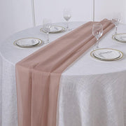 72" Premium Chiffon Extra Long Table Top Runner