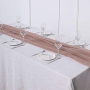 72" Premium Chiffon Extra Long Table Top Runner