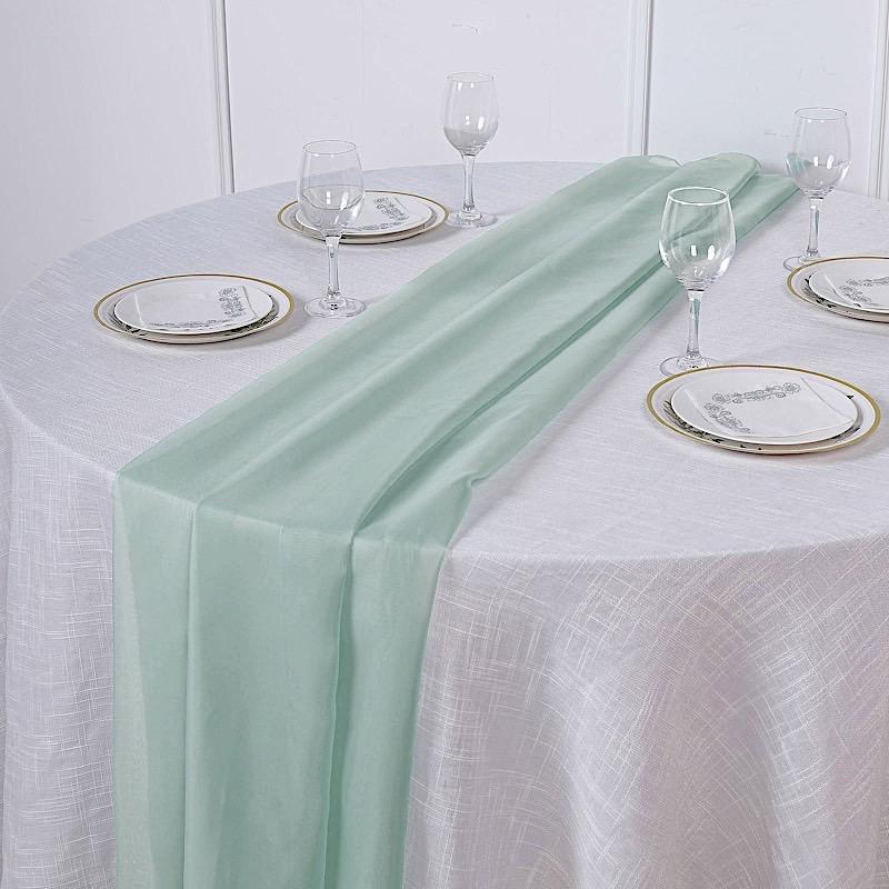 72" Premium Chiffon Extra Long Table Top Runner