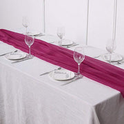 72" Premium Chiffon Extra Long Table Top Runner