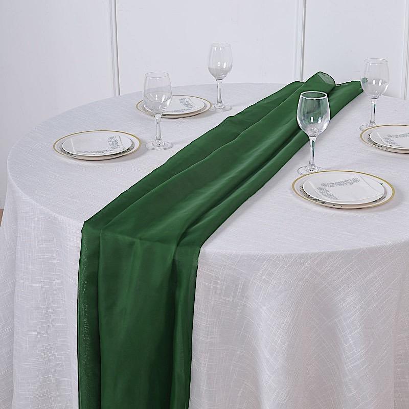72" Premium Chiffon Extra Long Table Top Runner
