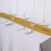 72" Premium Chiffon Extra Long Table Top Runner