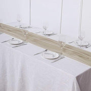 72" Premium Chiffon Extra Long Table Top Runner