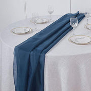 72" Premium Chiffon Extra Long Table Top Runner