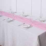 72" Premium Chiffon Extra Long Table Top Runner