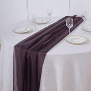 72" Premium Chiffon Extra Long Table Top Runner