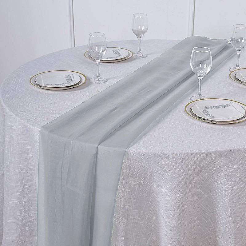 72" Premium Chiffon Extra Long Table Top Runner