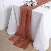 72" Premium Chiffon Extra Long Table Top Runner