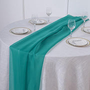 72" Premium Chiffon Extra Long Table Top Runner