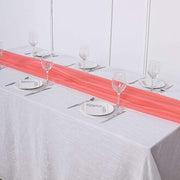 72" Premium Chiffon Extra Long Table Top Runner