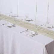 72" Premium Chiffon Extra Long Table Top Runner