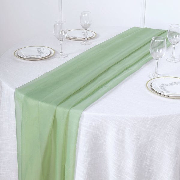 72" Premium Chiffon Extra Long Table Top Runner