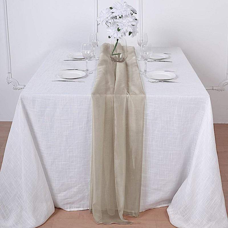 72" Premium Chiffon Extra Long Table Top Runner SASH_24_010