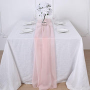 72" Premium Chiffon Extra Long Table Top Runner SASH_24_046
