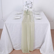 72" Premium Chiffon Extra Long Table Top Runner SASH_24_081