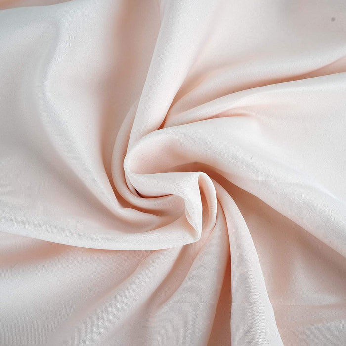 72" x 120" Polyester Rectangular Tablecloth - Blush TAB_72120_046_POLY