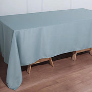 72" x 120" Polyester Rectangular Tablecloth - Dusty Blue TAB_72120_086_POLY